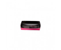 Dessert tray 130x90x35mm fuchsia-black